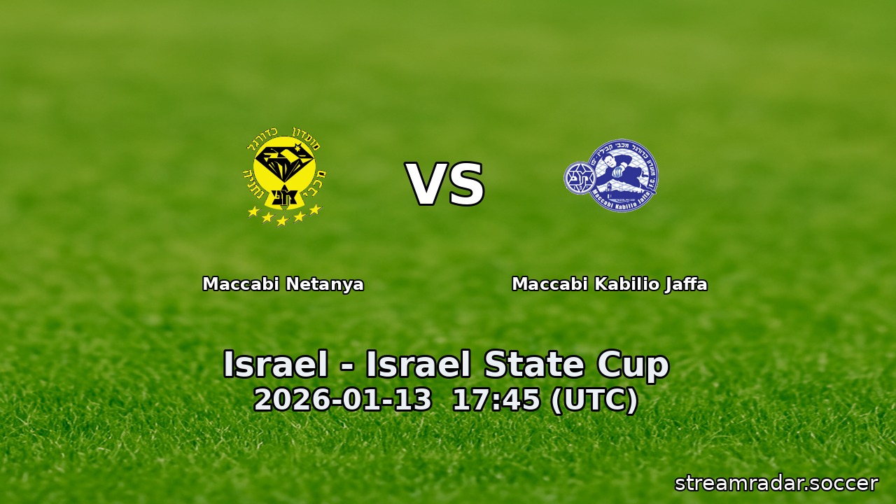 Maccabi Netanya vs Maccabi Kabilio Jaffa