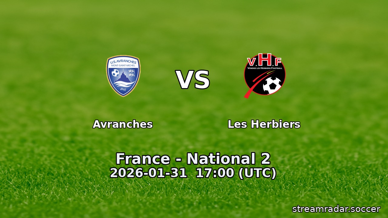 Avranches vs Les Herbiers