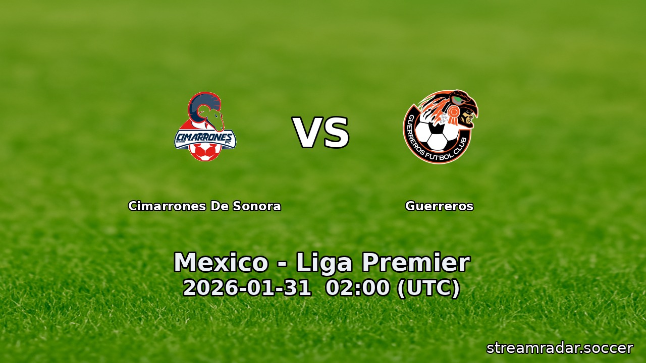 Cimarrones De Sonora vs Guerreros