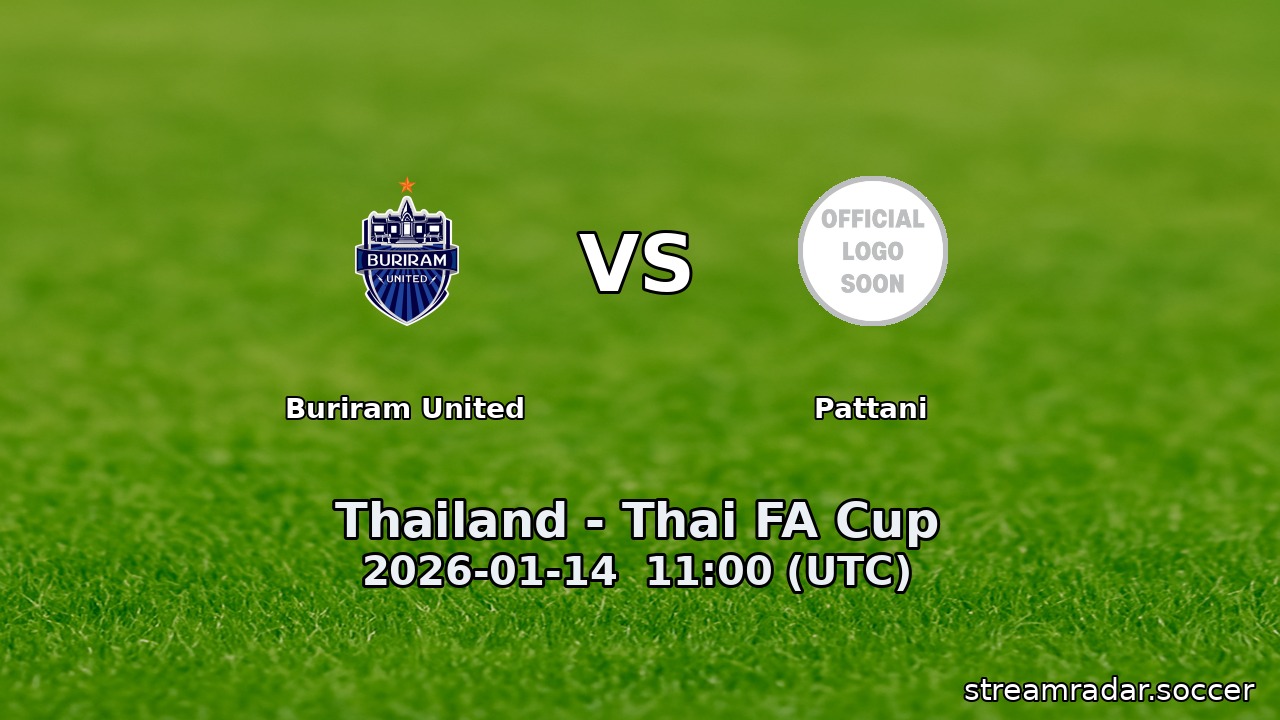 Buriram United vs Pattani