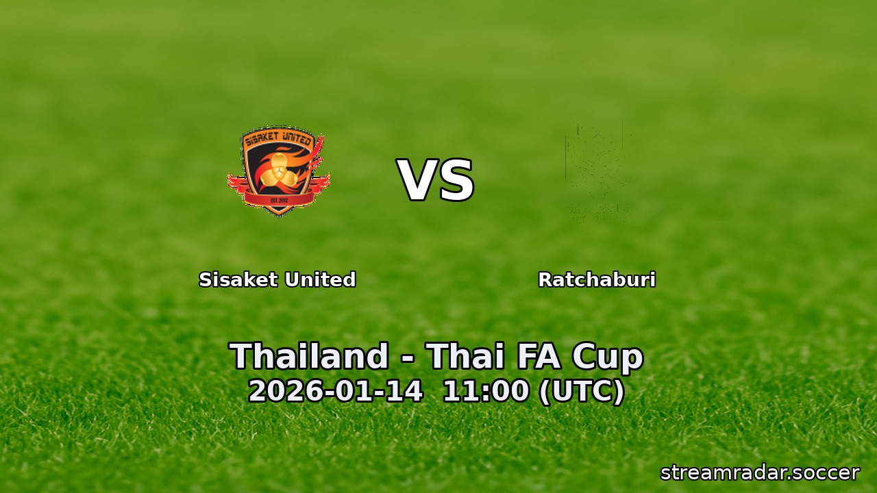Sisaket United vs Ratchaburi