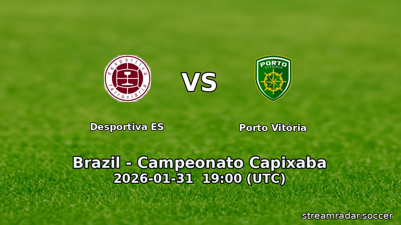 Desportiva ES vs Porto Vitória