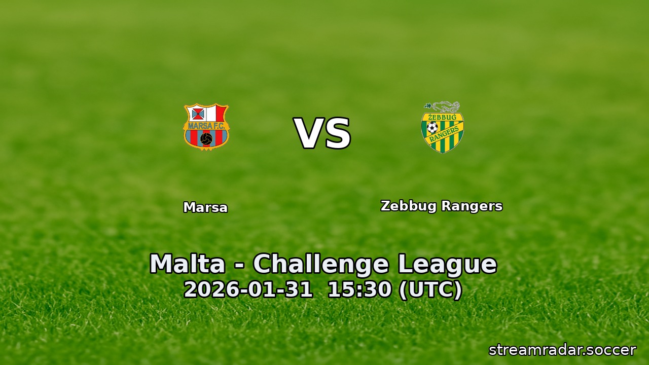 Marsa vs Zebbug Rangers