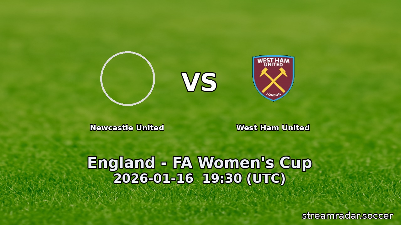 Newcastle United vs West Ham United