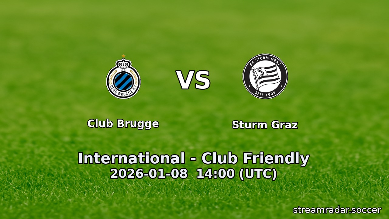 Club Brugge vs Sturm Graz