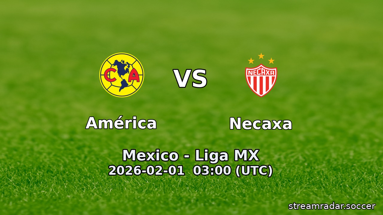 América vs Necaxa