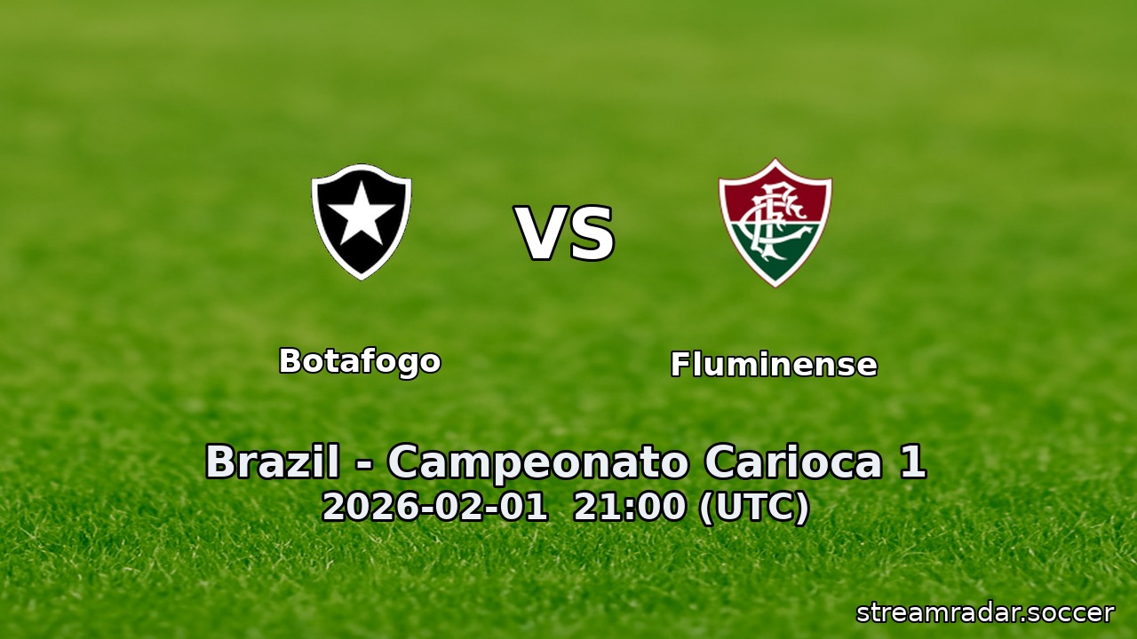 Botafogo vs Fluminense