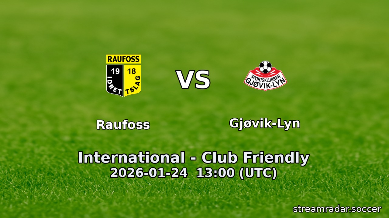 Raufoss vs Gjøvik-Lyn
