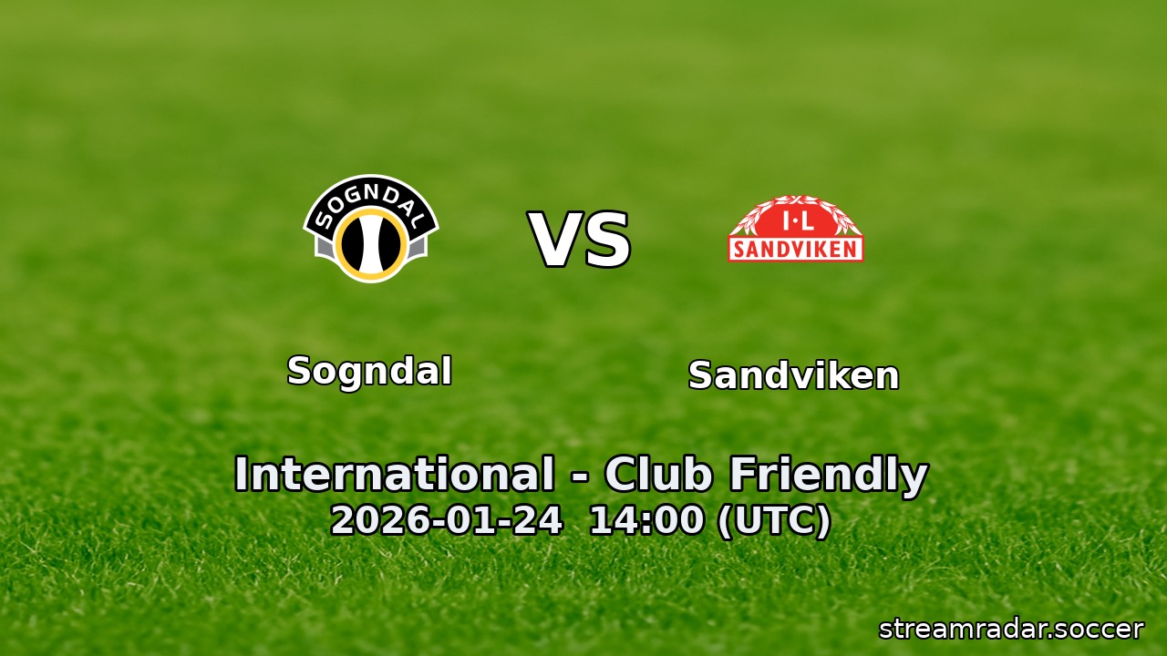 Sogndal vs Sandviken