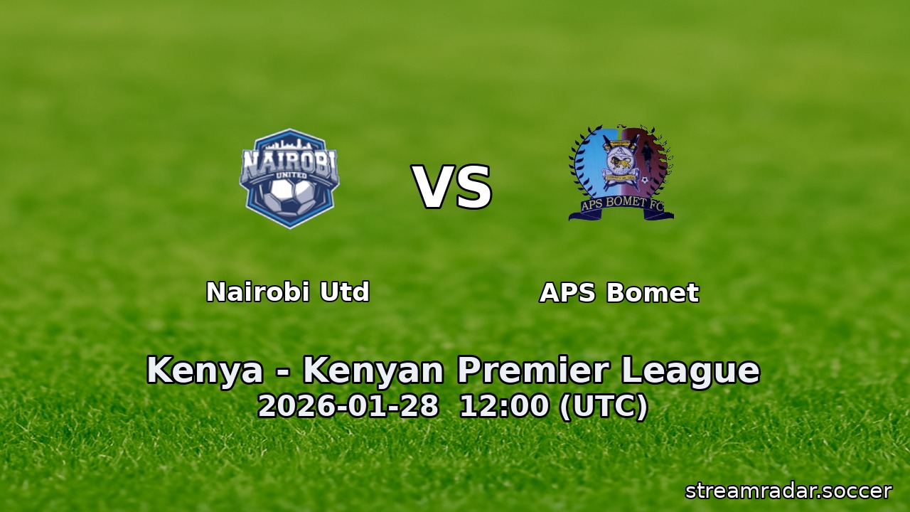 Nairobi Utd vs APS Bomet