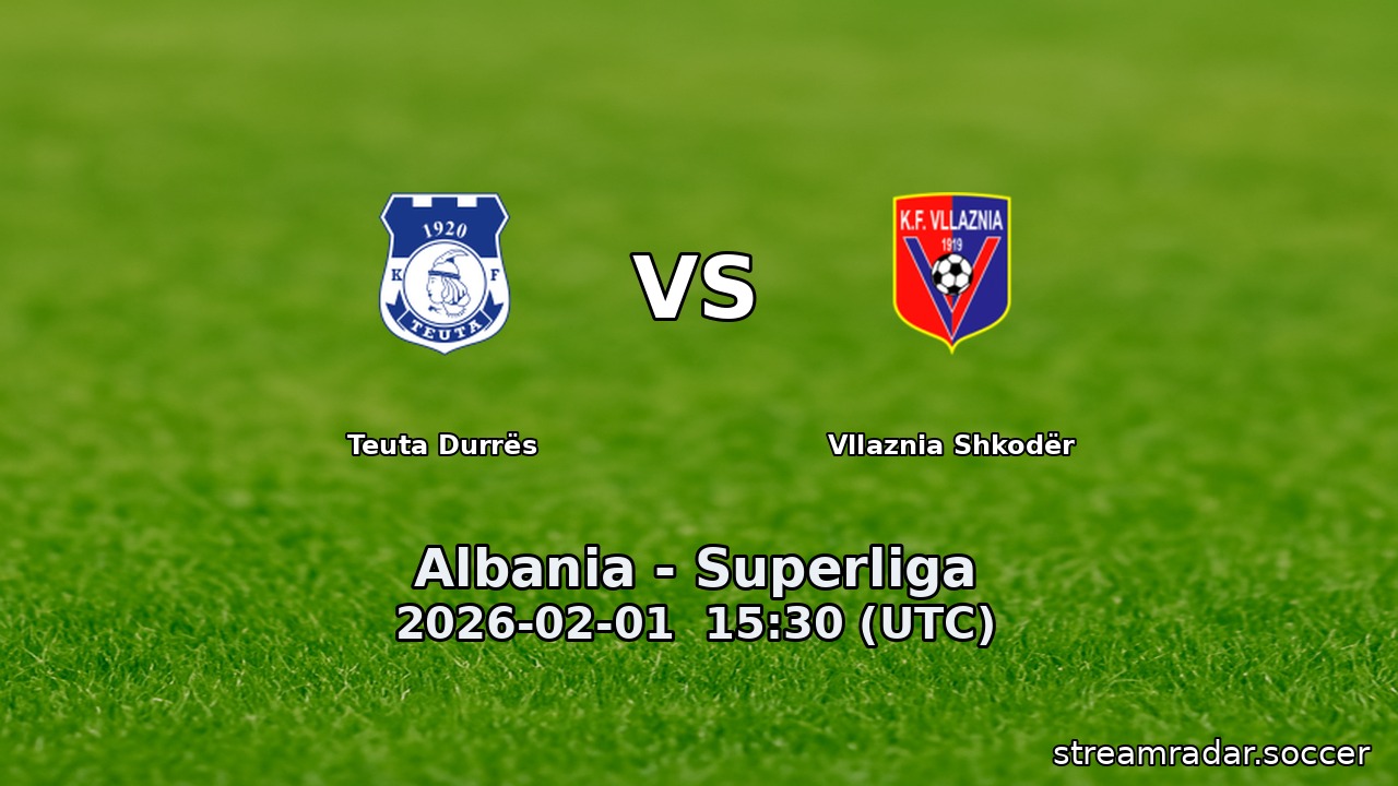 Teuta Durrës vs Vllaznia Shkodër