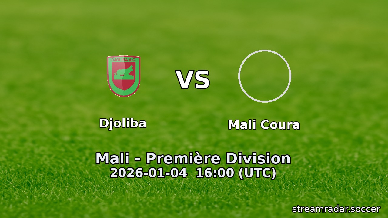 Djoliba vs Mali Coura