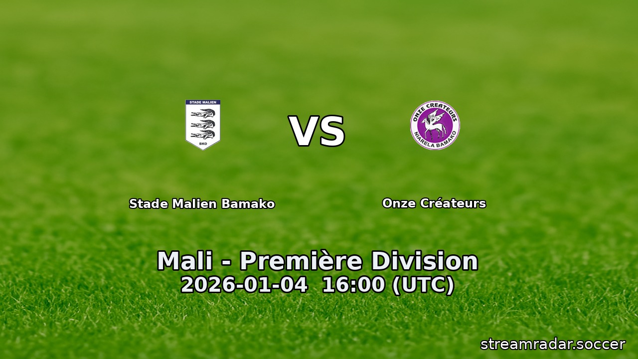 Stade Malien Bamako vs Onze Créateurs