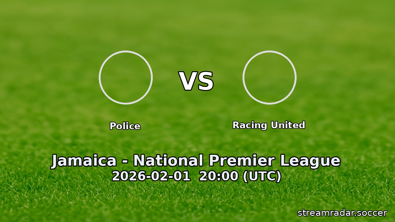 Police vs Racing United
