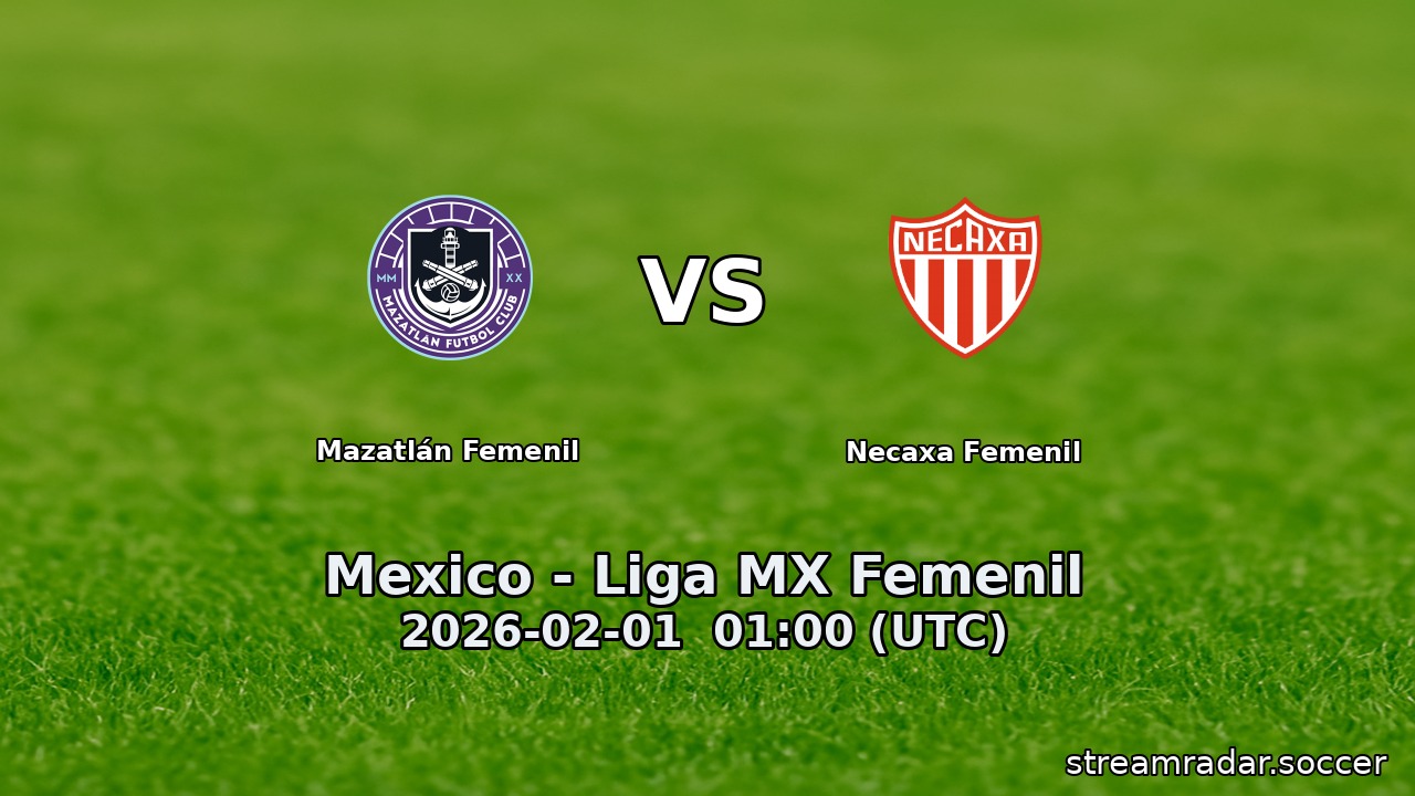 Mazatlán Femenil vs Necaxa Femenil