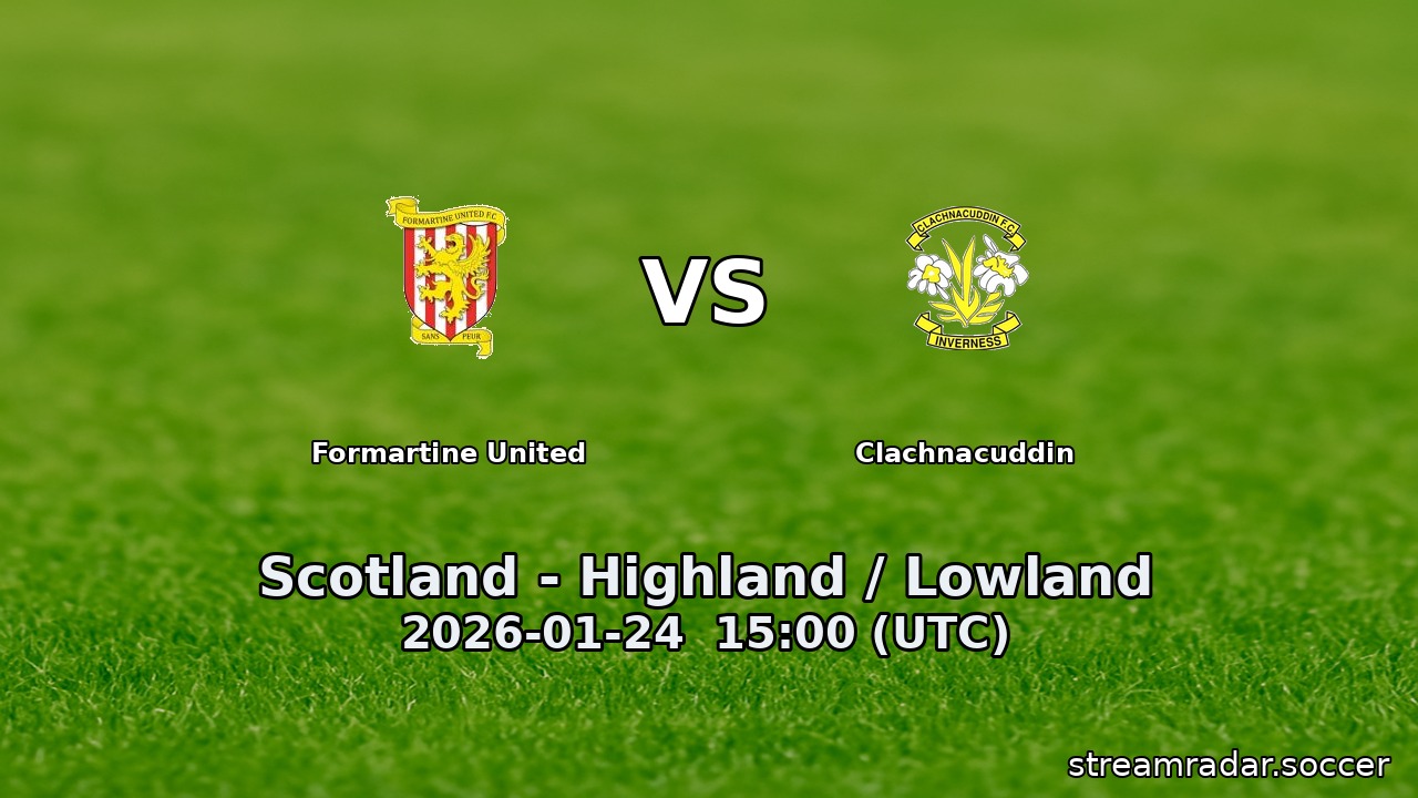 Formartine United vs Clachnacuddin