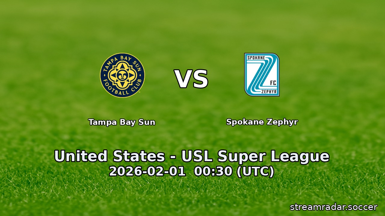 Tampa Bay Sun vs Spokane Zephyr