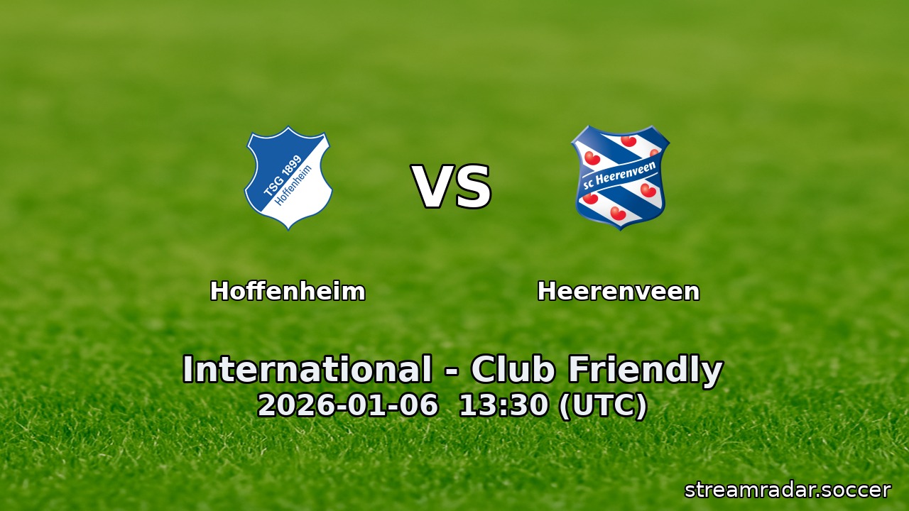 Hoffenheim vs Heerenveen