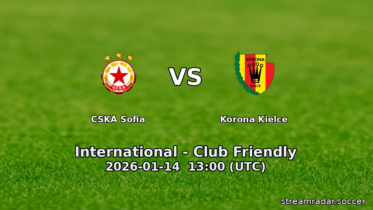CSKA Sofia vs Korona Kielce