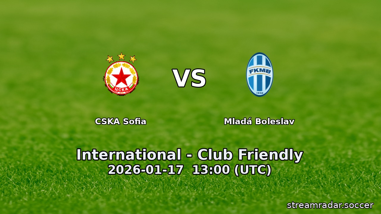 CSKA Sofia vs Mladá Boleslav