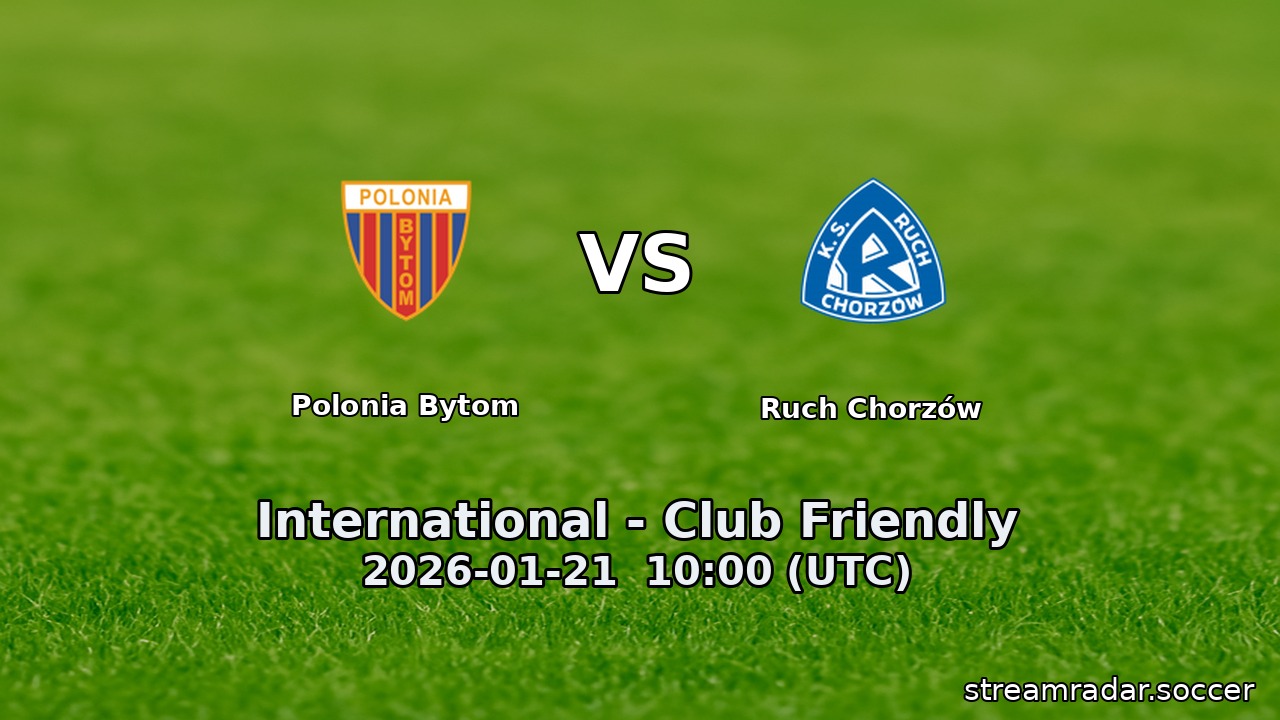 Polonia Bytom vs Ruch Chorzów