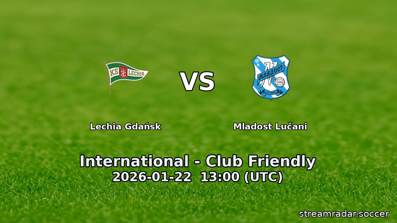 Lechia Gdańsk vs Mladost Lučani