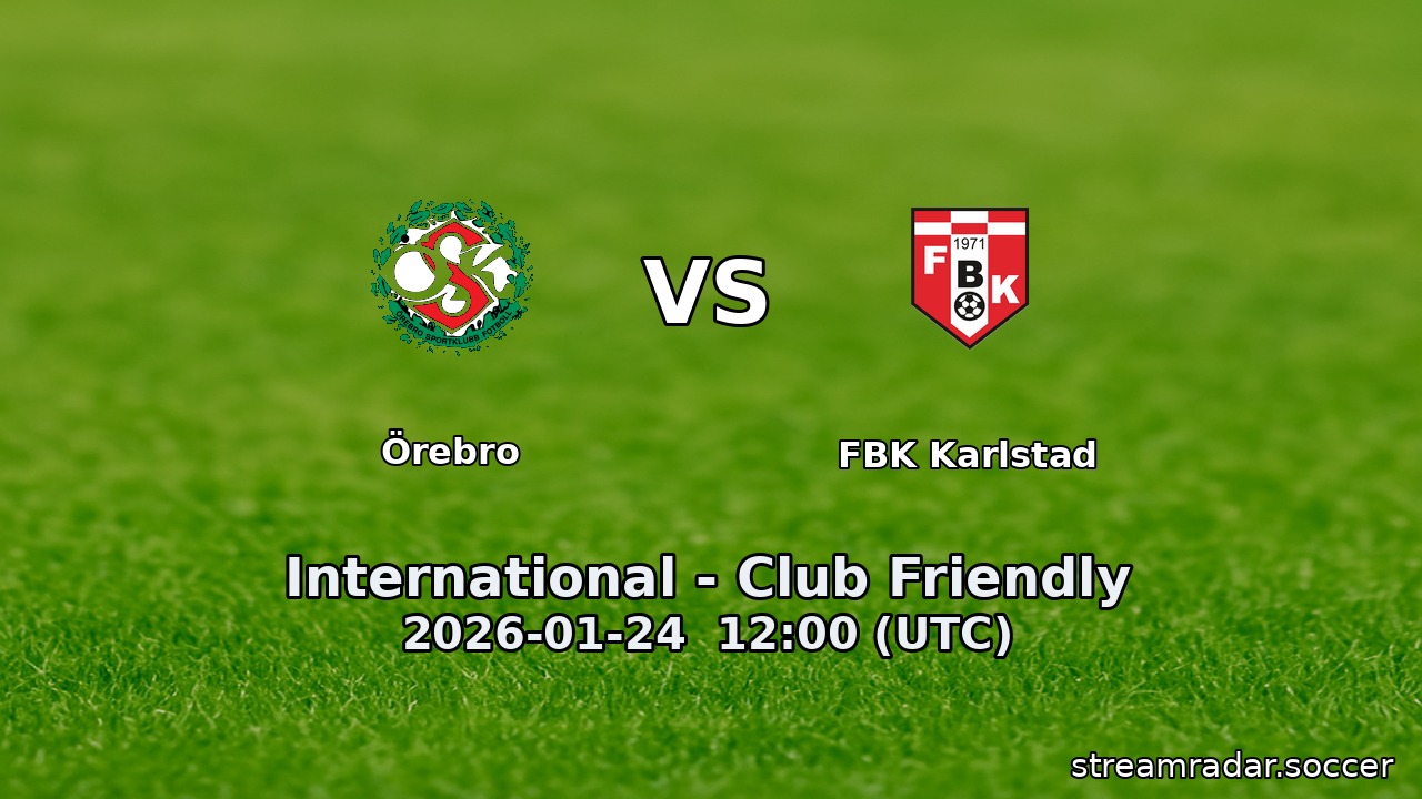 Örebro vs FBK Karlstad