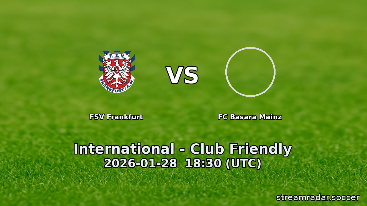 FSV Frankfurt vs FC Basara Mainz