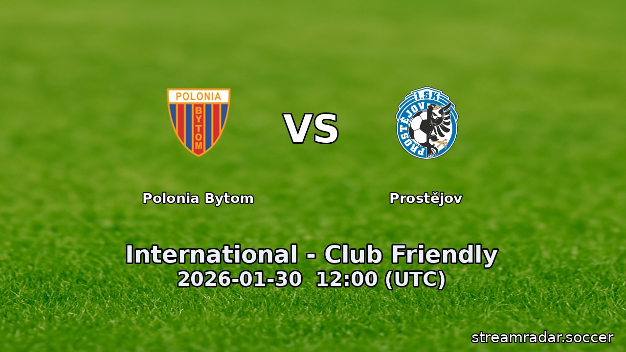 Polonia Bytom vs Prostějov
