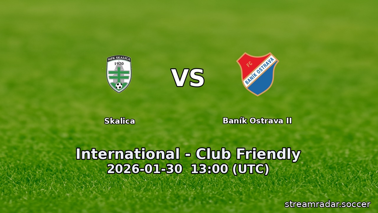 Skalica vs Baník Ostrava II