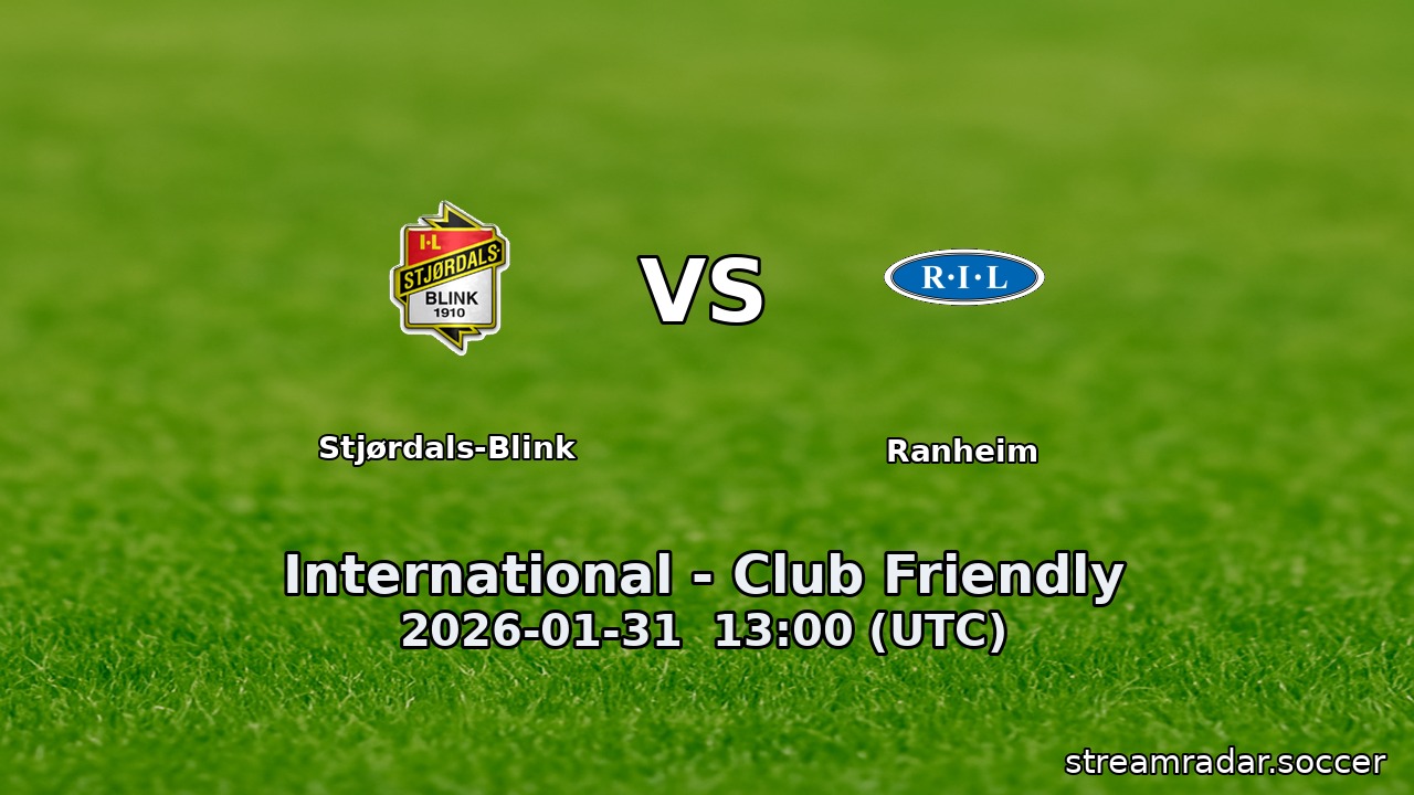 Stjørdals-Blink vs Ranheim