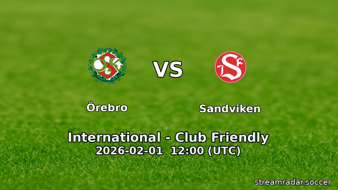 Örebro vs Sandviken