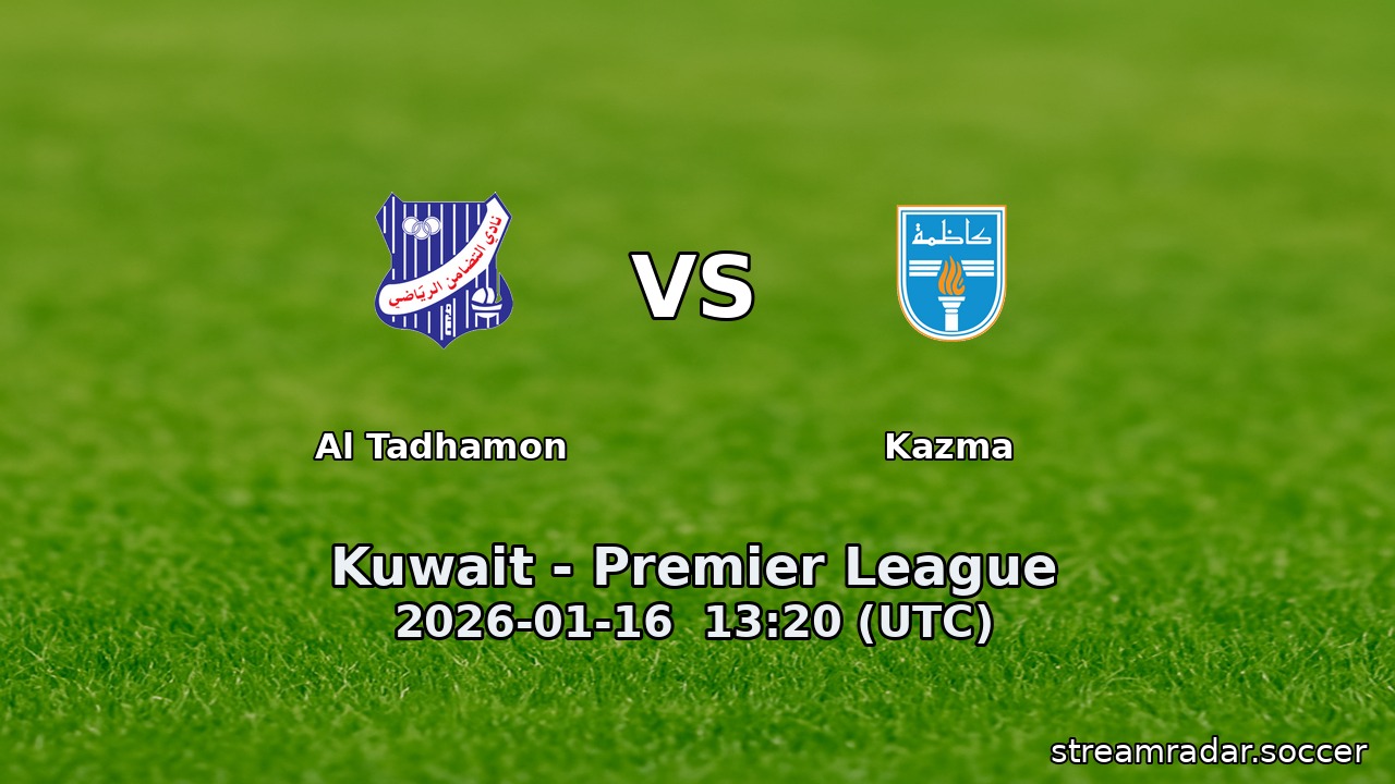 Al Tadhamon vs Kazma