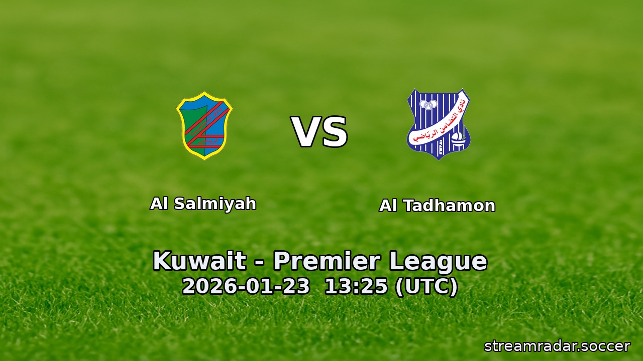Al Salmiyah vs Al Tadhamon