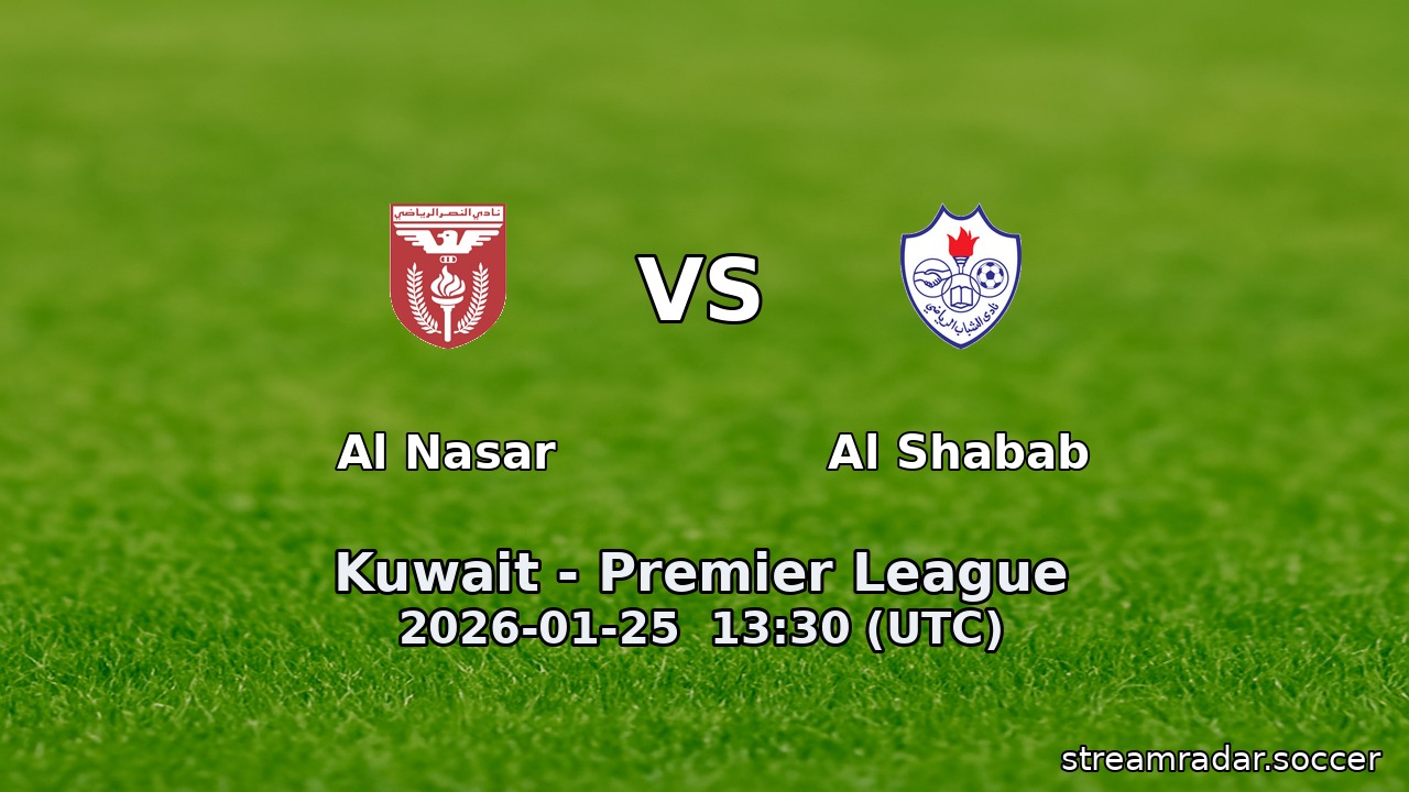 Al Nasar vs Al Shabab