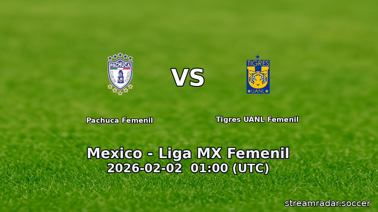 Pachuca Femenil vs Tigres UANL Femenil