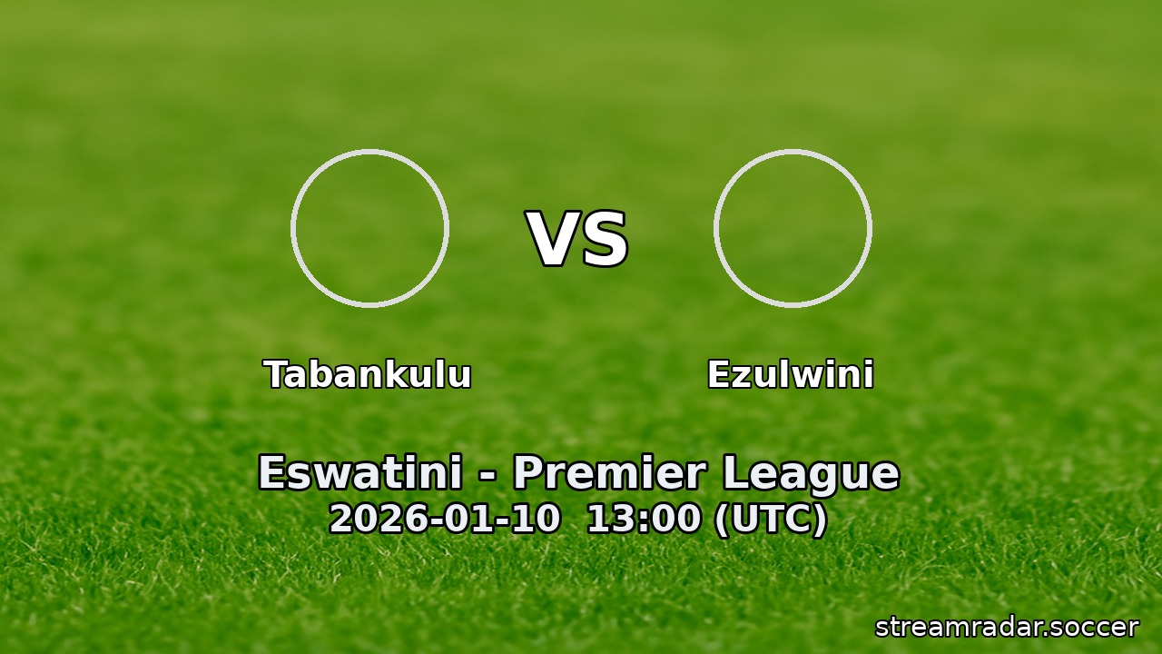 Tabankulu vs Ezulwini