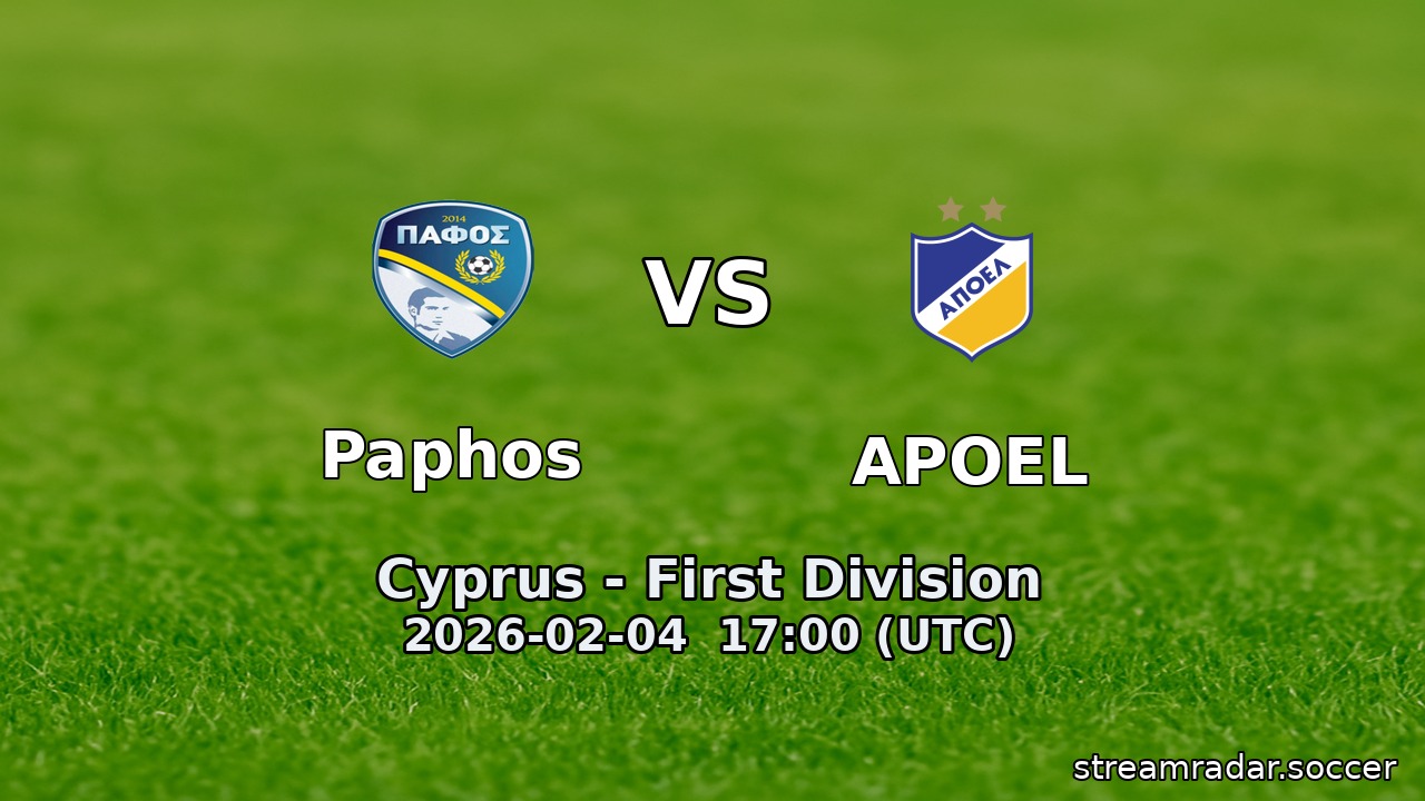 Paphos vs APOEL
