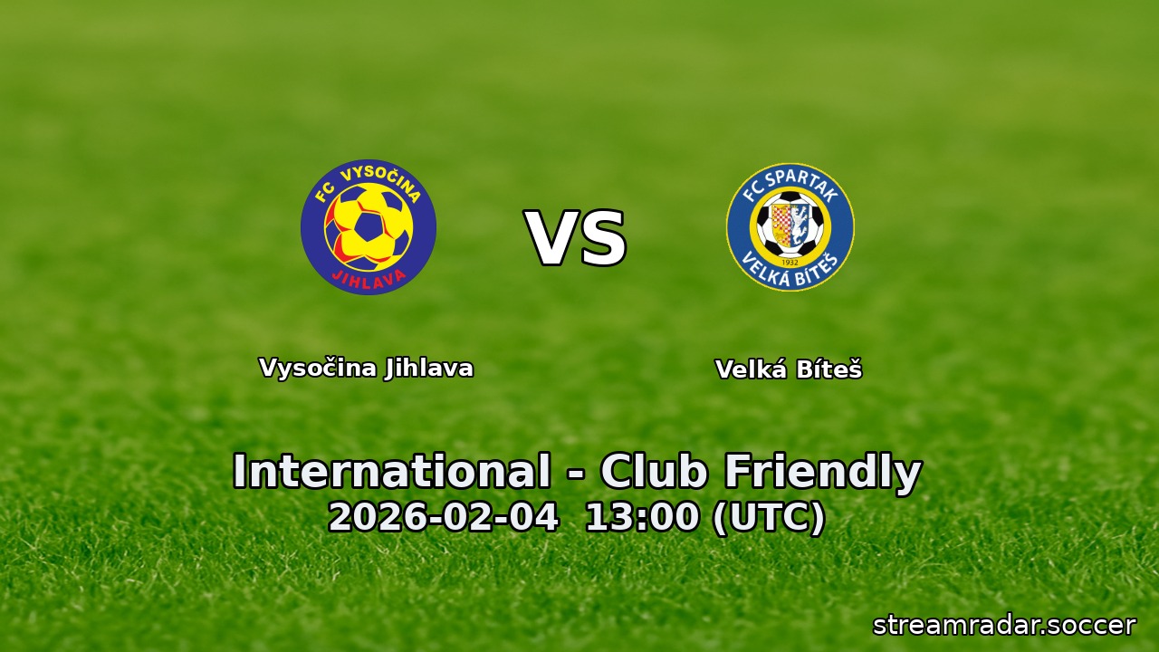 Vysočina Jihlava vs Velká Bíteš