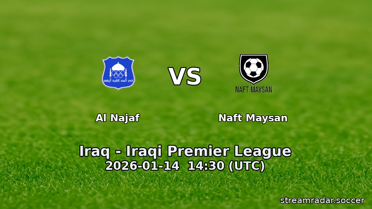 Al Najaf vs Naft Maysan