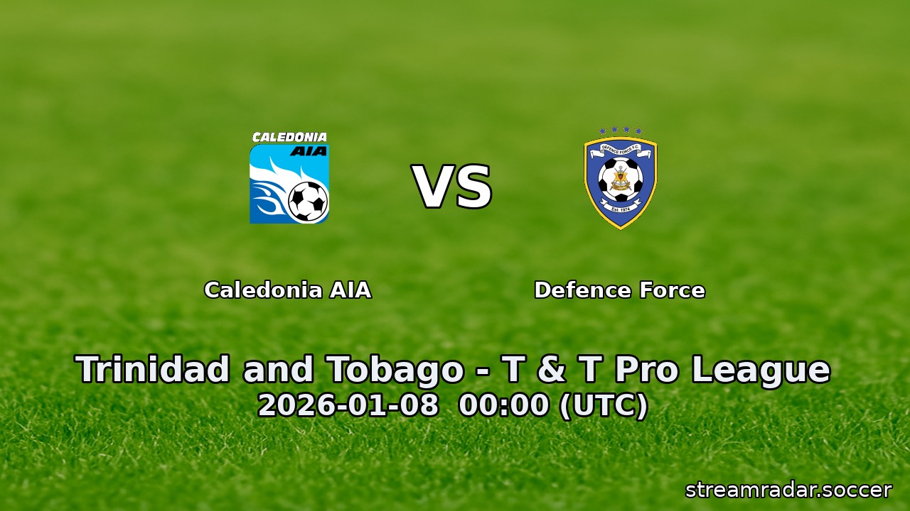 Caledonia AIA vs Defence Force