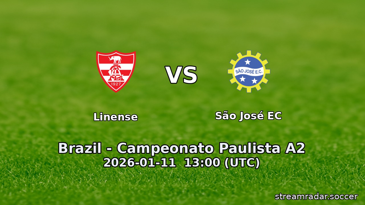 Linense vs São José EC