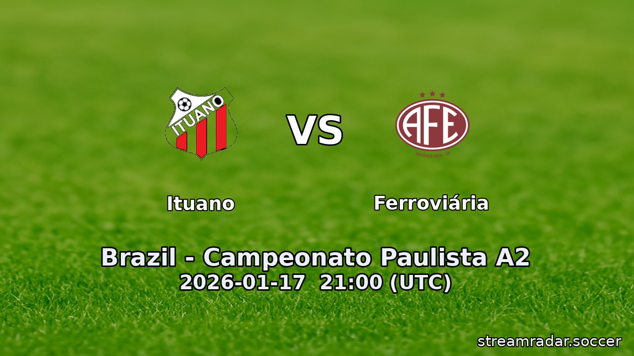 Ituano vs Ferroviária