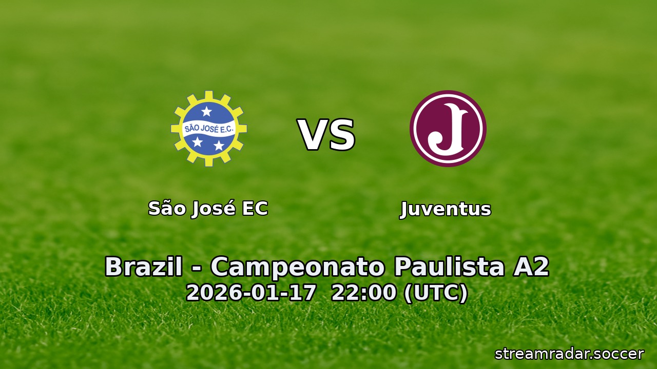 São José EC vs Juventus