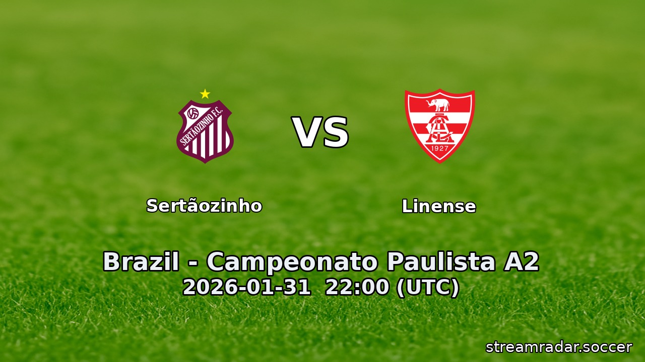 Sertãozinho vs Linense