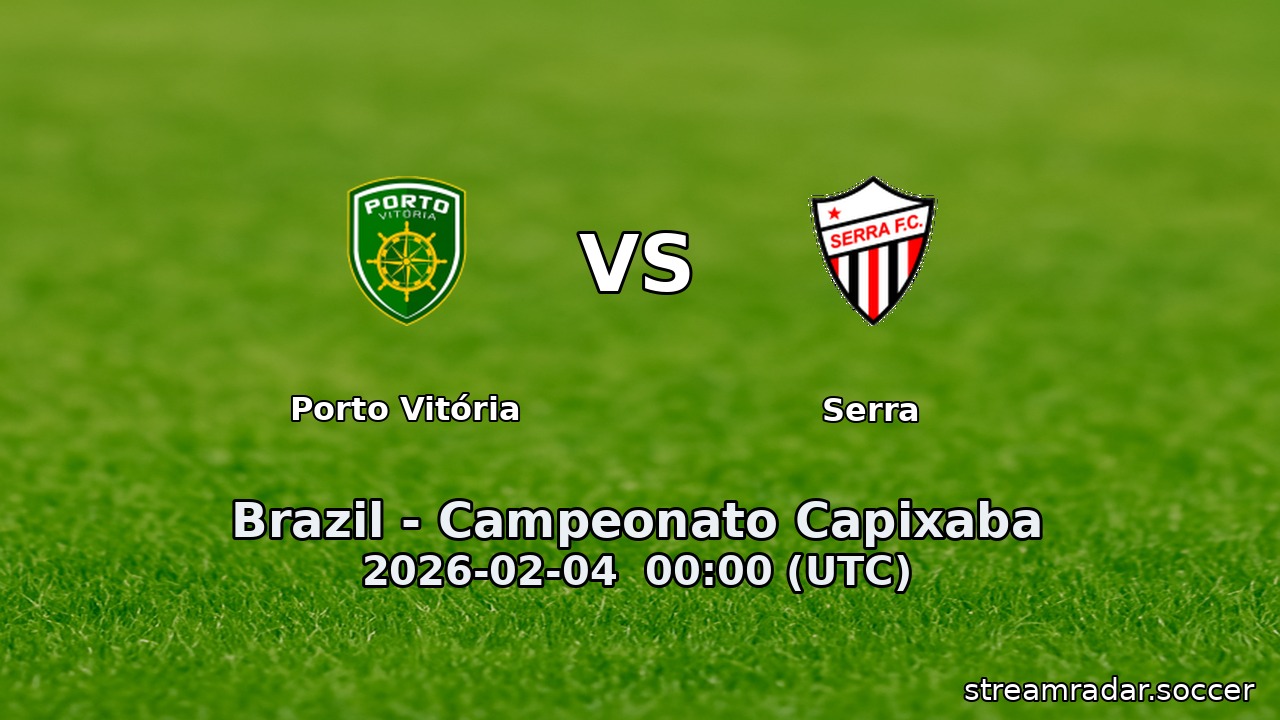 Porto Vitória vs Serra