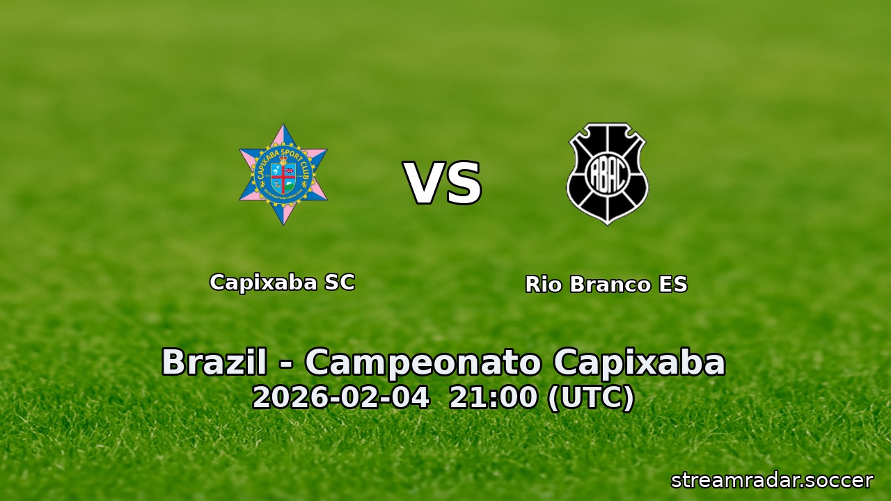 Capixaba SC vs Rio Branco ES