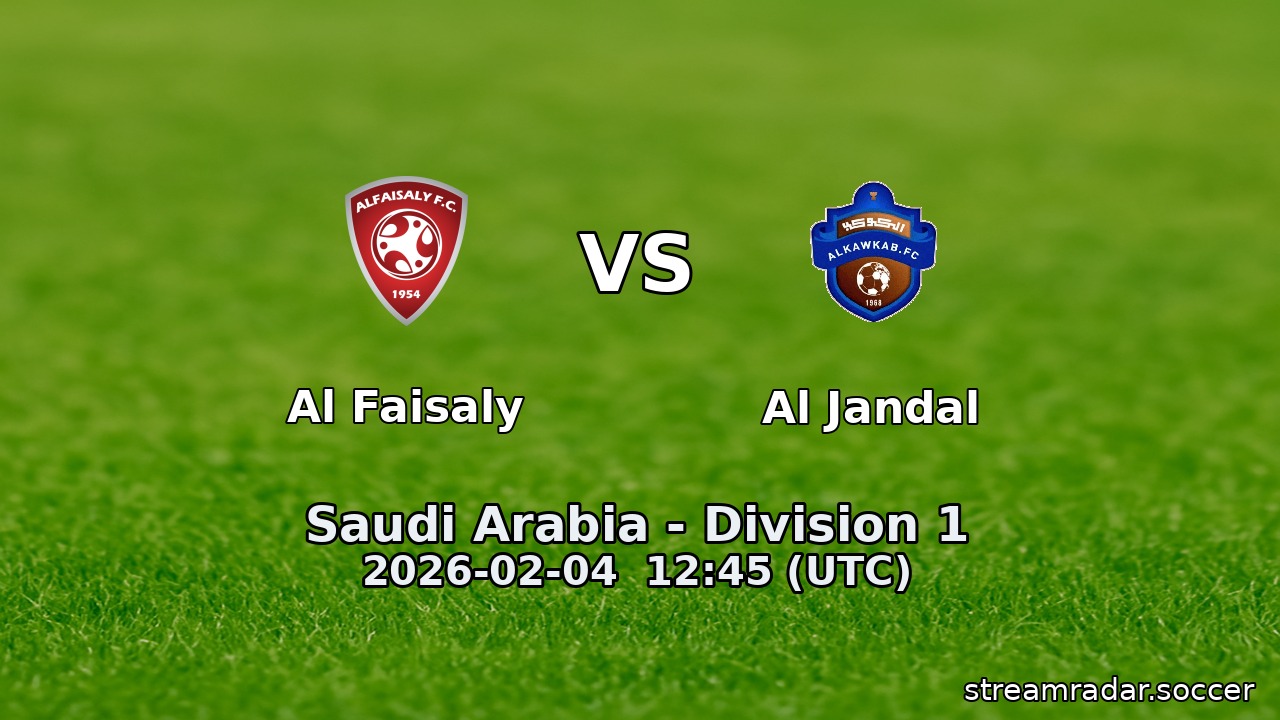 Al Faisaly vs Al Jandal