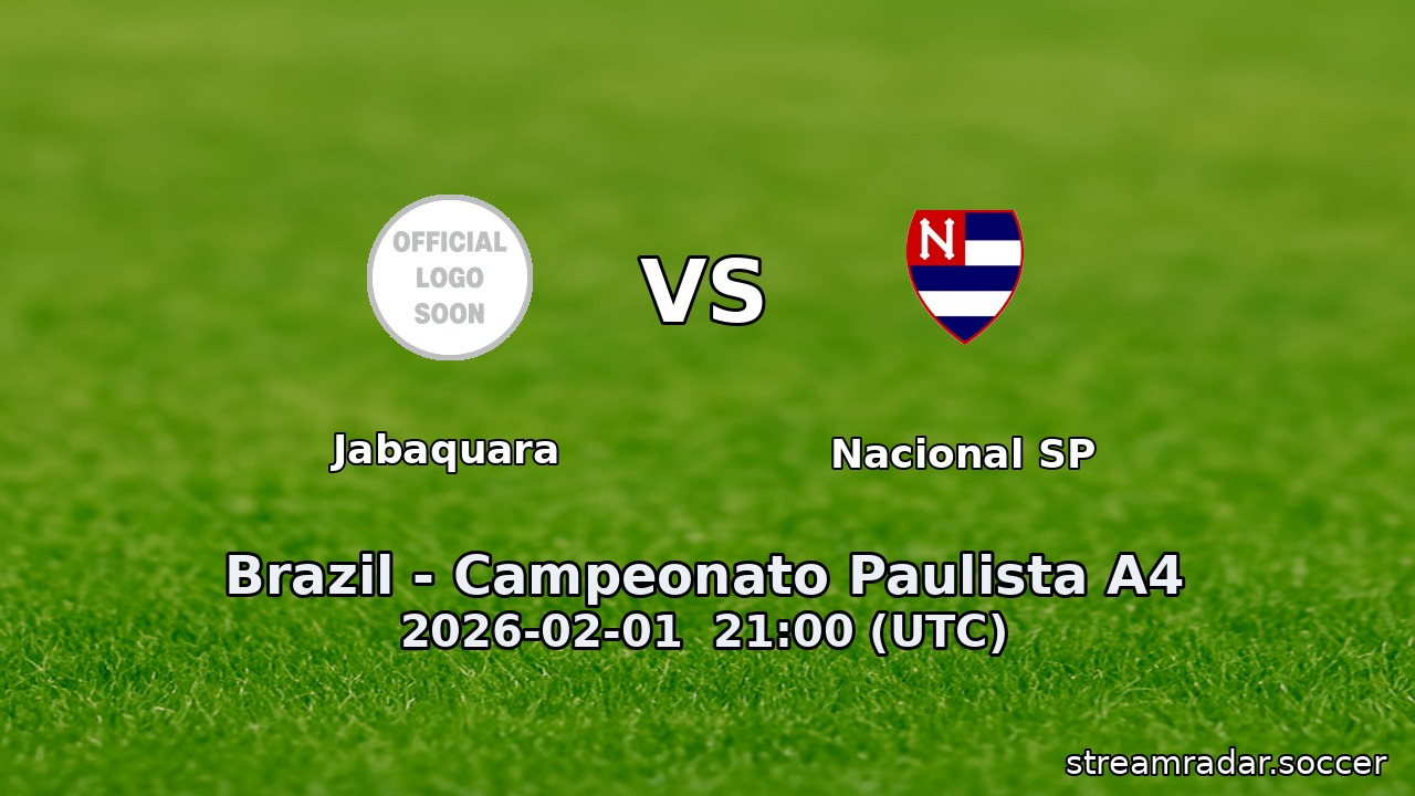 Jabaquara vs Nacional SP