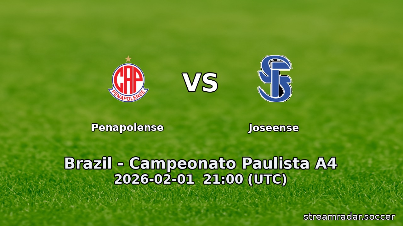 Penapolense vs Joseense